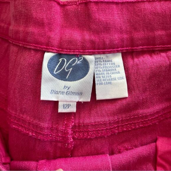 DG2 Diane Gilman Pink Ombré‎ Straight Leg Jeans Pants - Picture 6 of 10